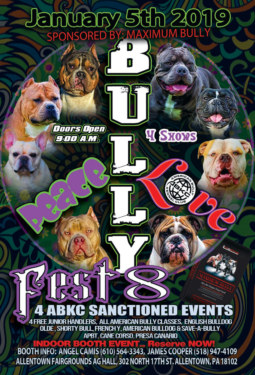 Allentown Peace, Love, Bully Festival 8 Bully Breed expo